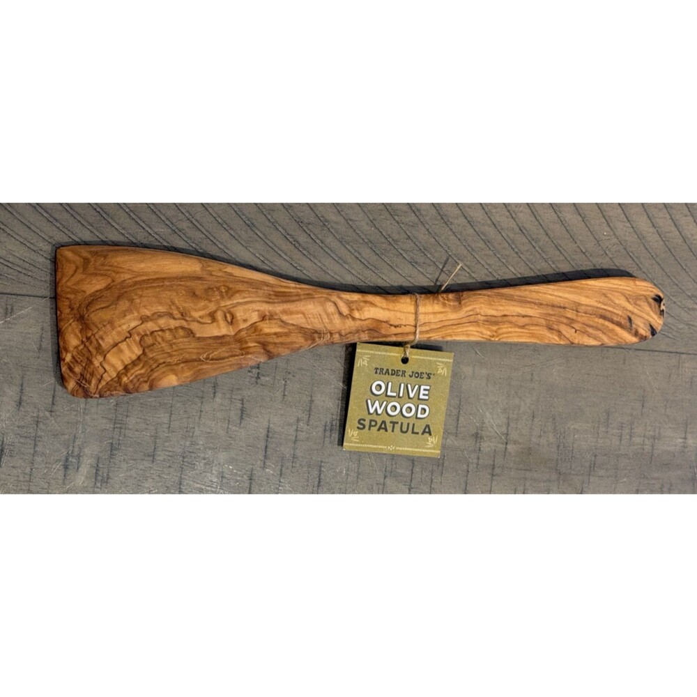 Trader Joe’s Limited Edition Holiday Hand Crafted Olive Wood Spatula
